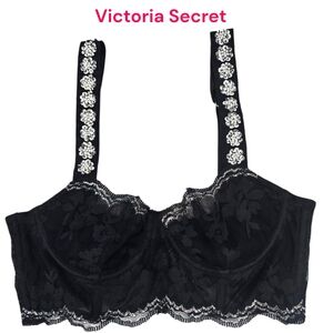 Victoria's‎ Secret Dream Angel Lace Sequin Push-Up Bra Size 34A
